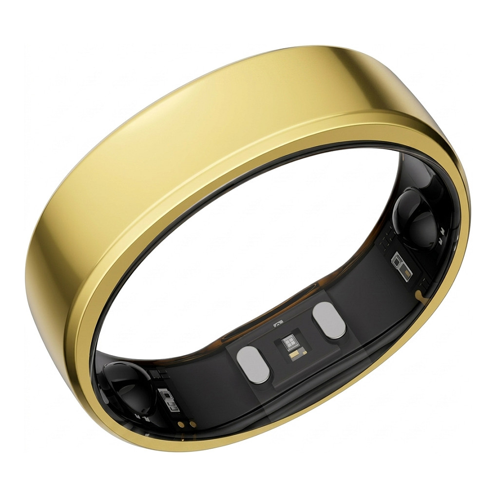 RingConn Smart Ring Gen2 für Frauen und Männer - Schlaf- und Fitness Tracking Wearable - Herzfrequenz - Königgold Größe 7