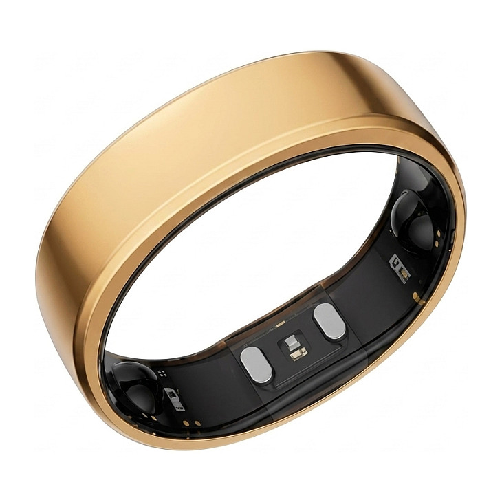 RingConn Smart Ring Gen2 für Frauen und Männer - Schlaf- und Fitness Tracking Wearable - Herzfrequenz - Rosegold Größe 6