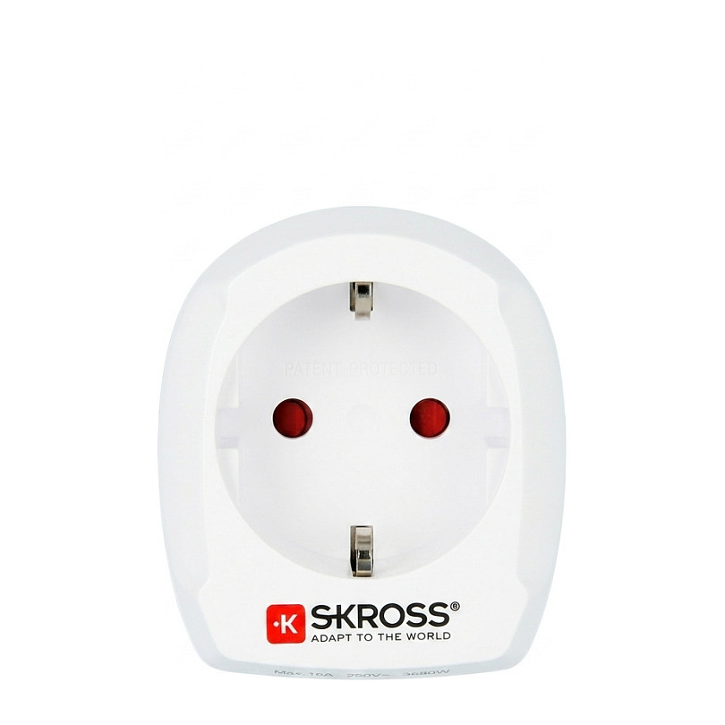 Skross Europe to UK Reiseadapter Retail, fr 2- und 3-polige Gerte