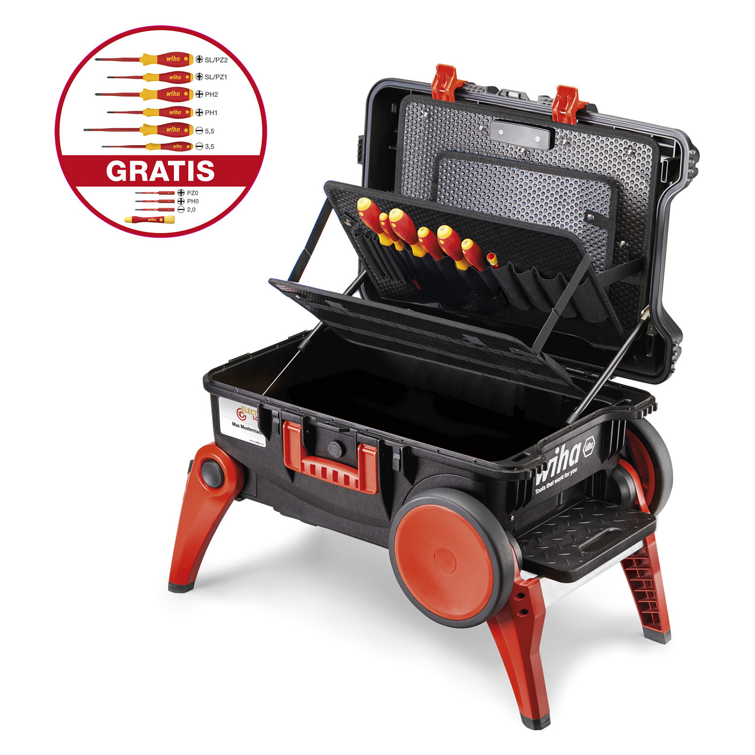 Wiha Werkzeugkoffer XXL III (schwarz/rot, (leer))
