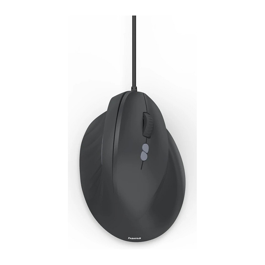HAMA ergonomische Vertikalmaus,ECM-500R,mit Kabel,7 T,Schwar