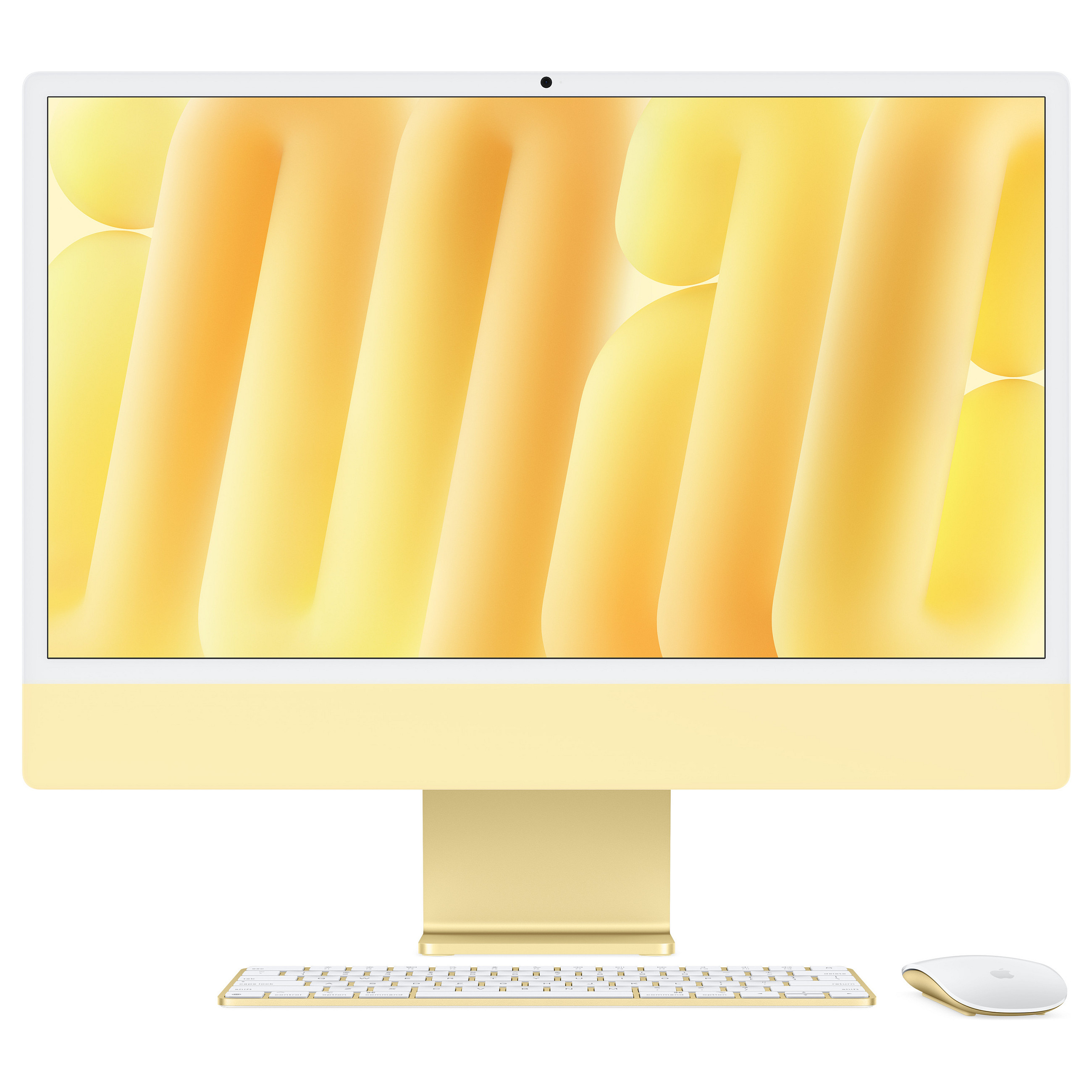 iMac Z1E3 59,62cm 23,5Zoll Standardglas M4 8C CPU/8C GPU/16C N.E. 16GB 256GB SSD Ohne Eth MM MaKey DE Gelb