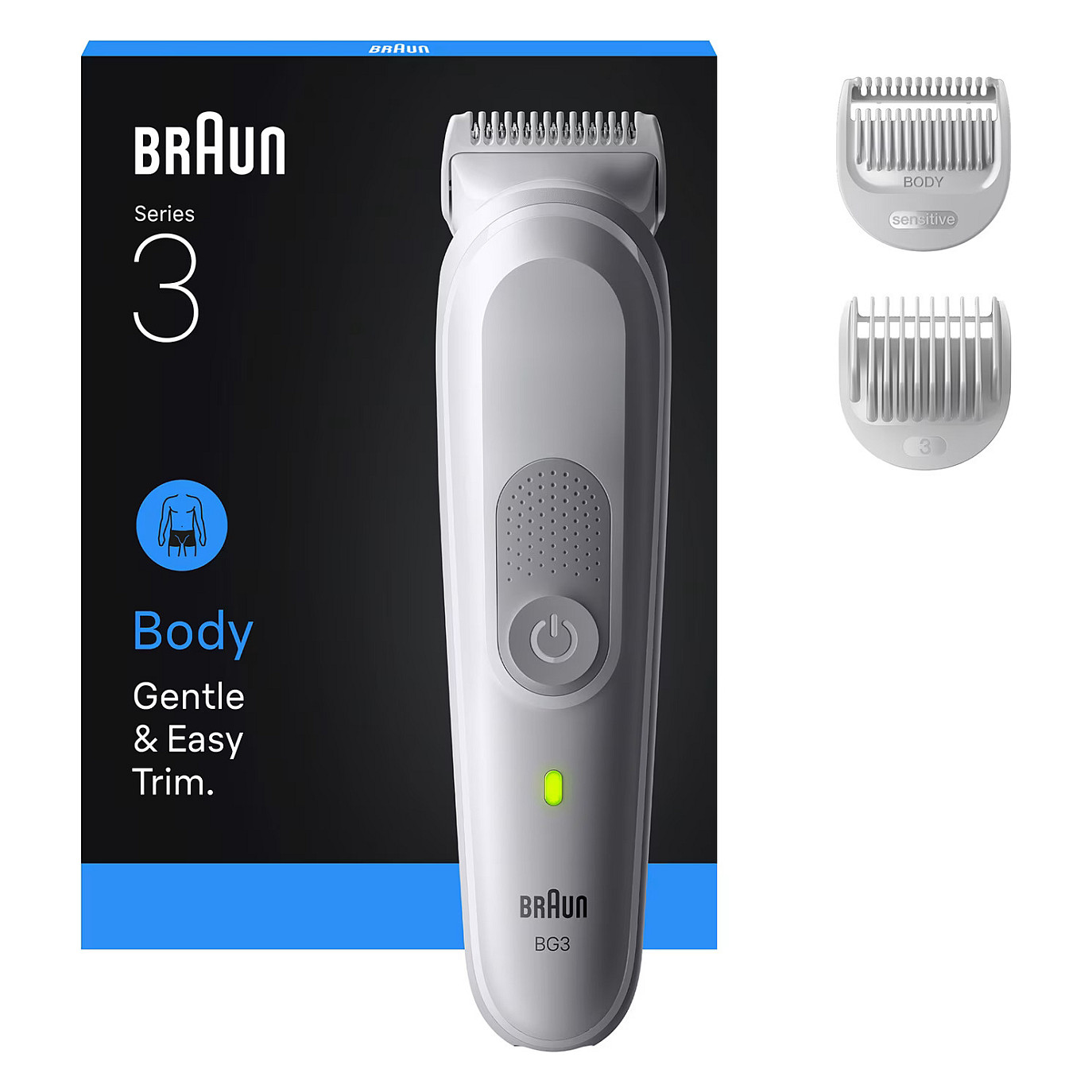 Body Groomer Series 3 BG3530 (hellgrau)