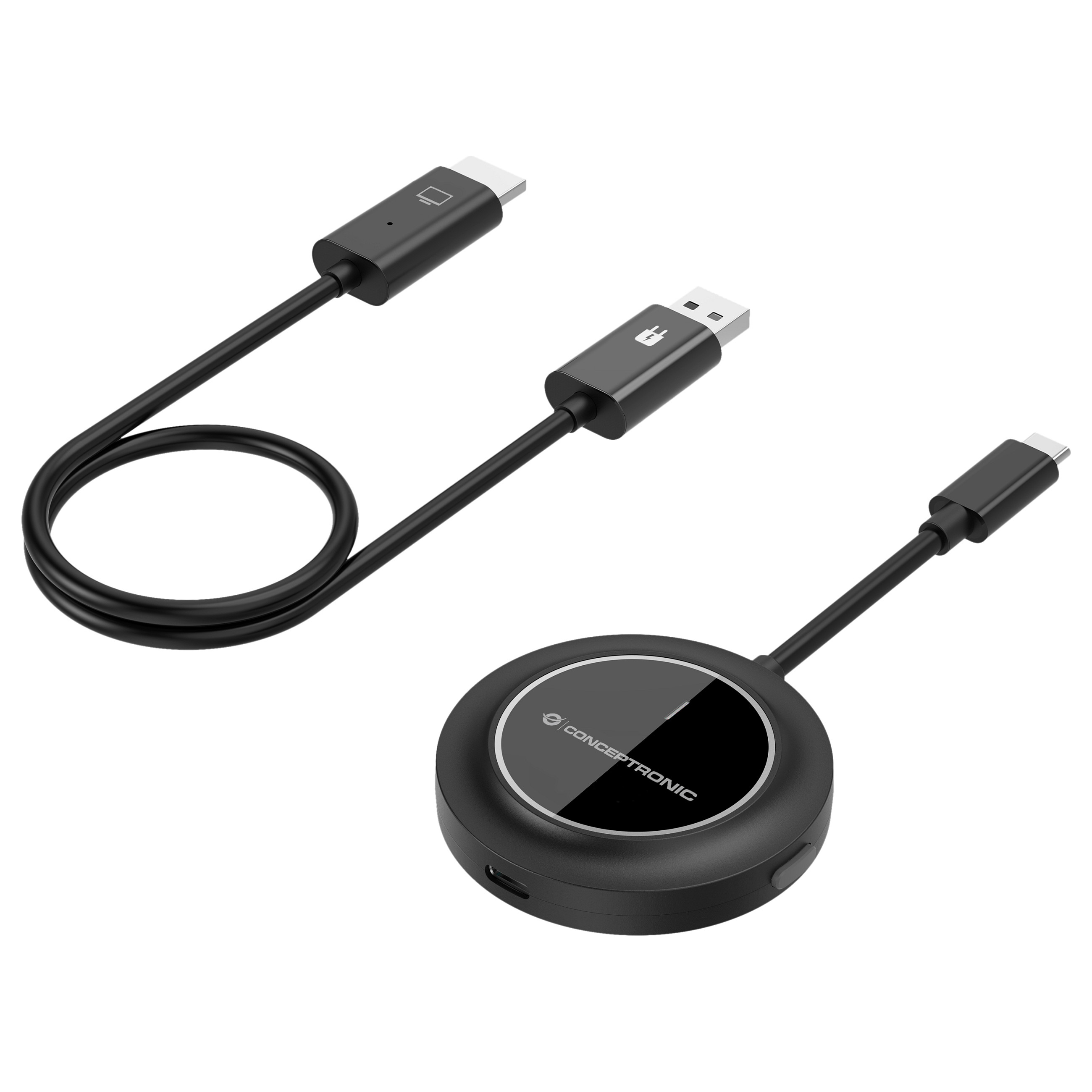 CONCEPTRONIC Adapter USB-C->HDMI Wireless 1080P/60Hz 30m sw