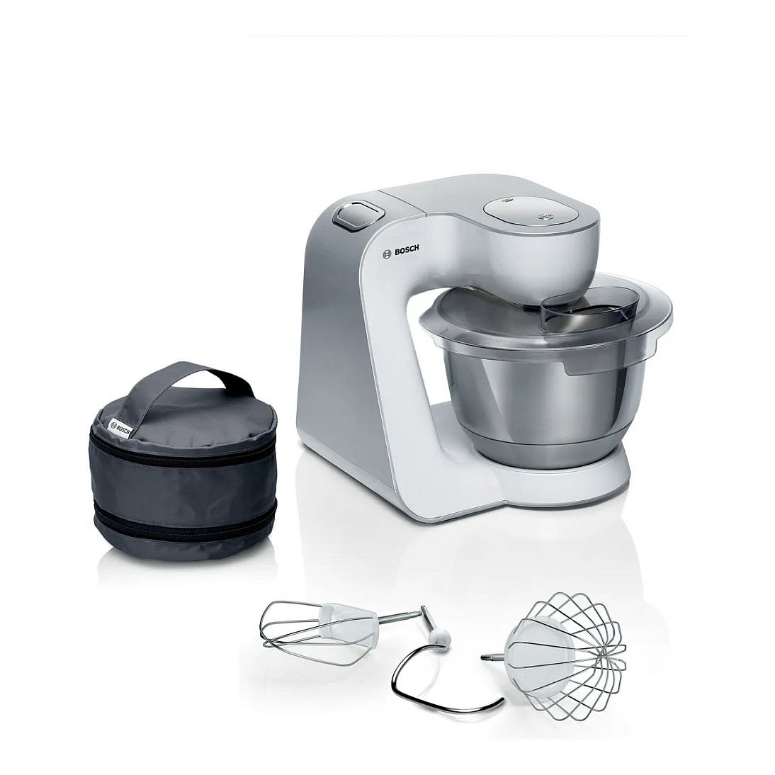 MUM58200 Kitchen Machine, 1000W, 7 speeds, 3,9L stainless steel mixing bowl, White