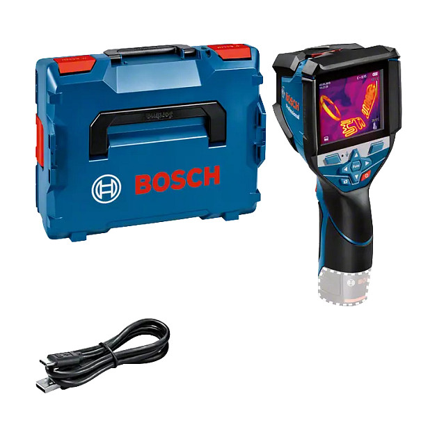 Powertools Akku-Wrmebildkamera GTC 600 C Professional, 12Volt (blau/schwarz, Li-Ionen-Akku 2,0Ah, L-BOXX)