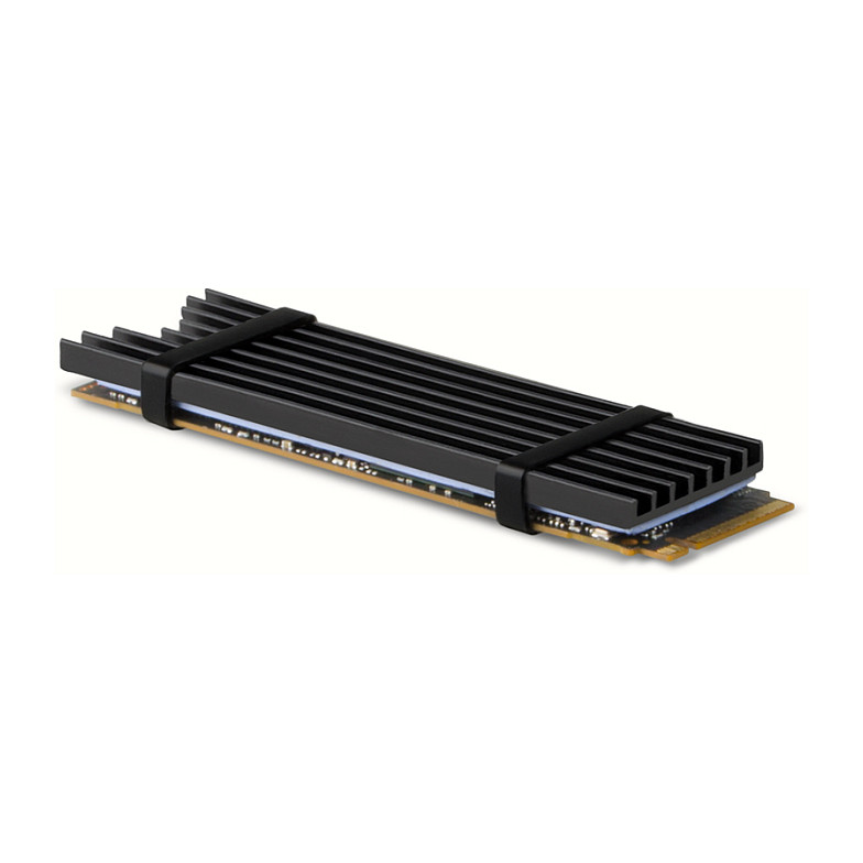 CLR-M2L3 passiver M.2-SSD-Kühlkörper - 2280, 3 mm Höhe, Aluminium, schwarz