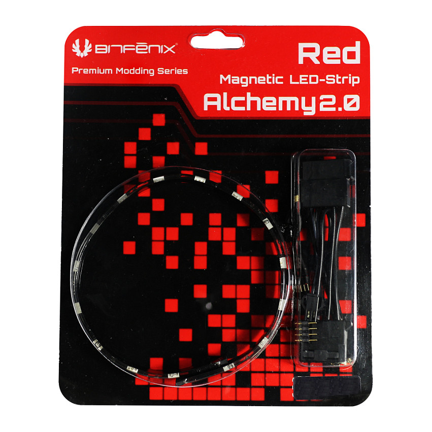BitFenix Alchemy 2.0 Magnetic LED-Strip - 60cm, 30 LEDs, rot