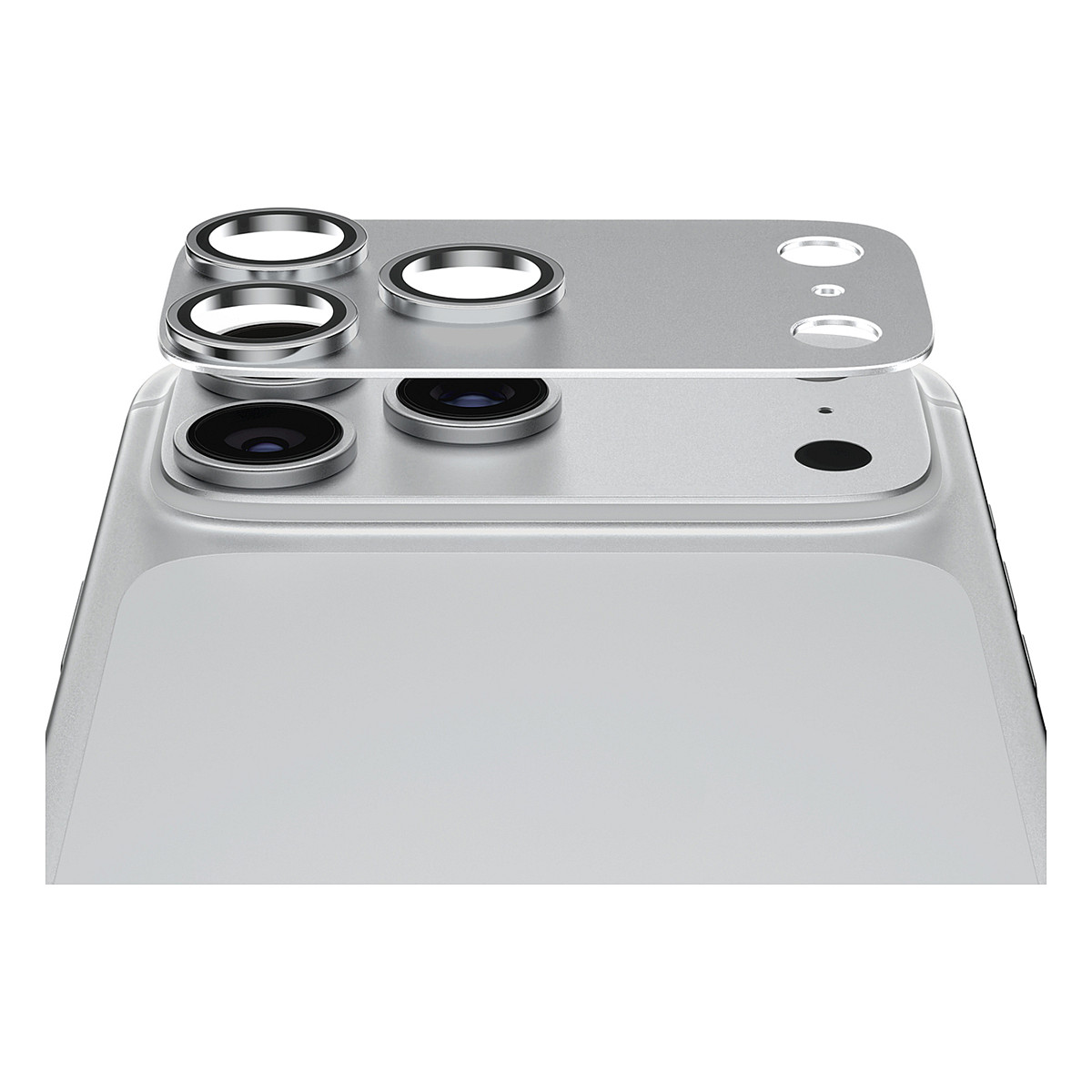 PanzerGlass Fender iP 18 Pro Silber Kameraschutz