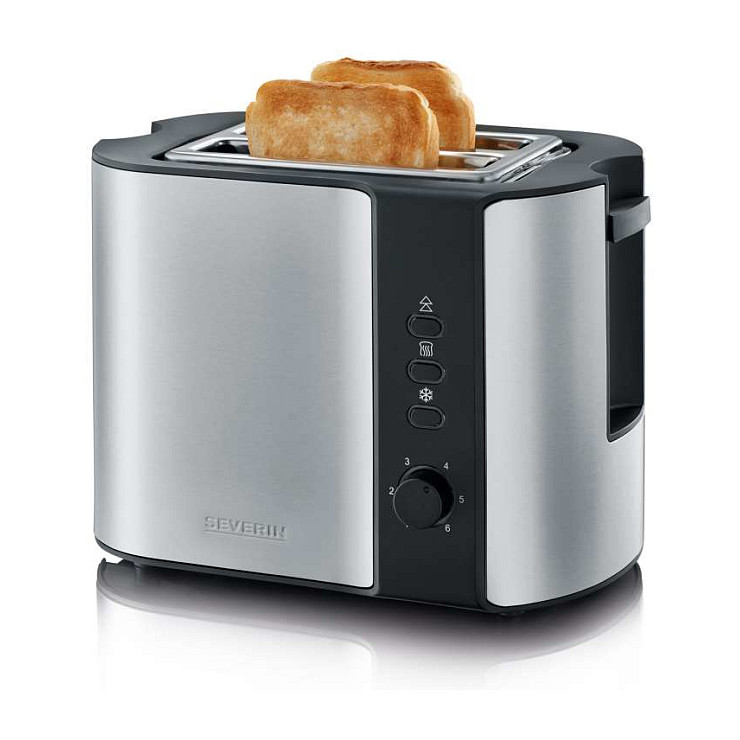 AT2589 Toaster Toaster Edelstahl-gebürstet-schwarz