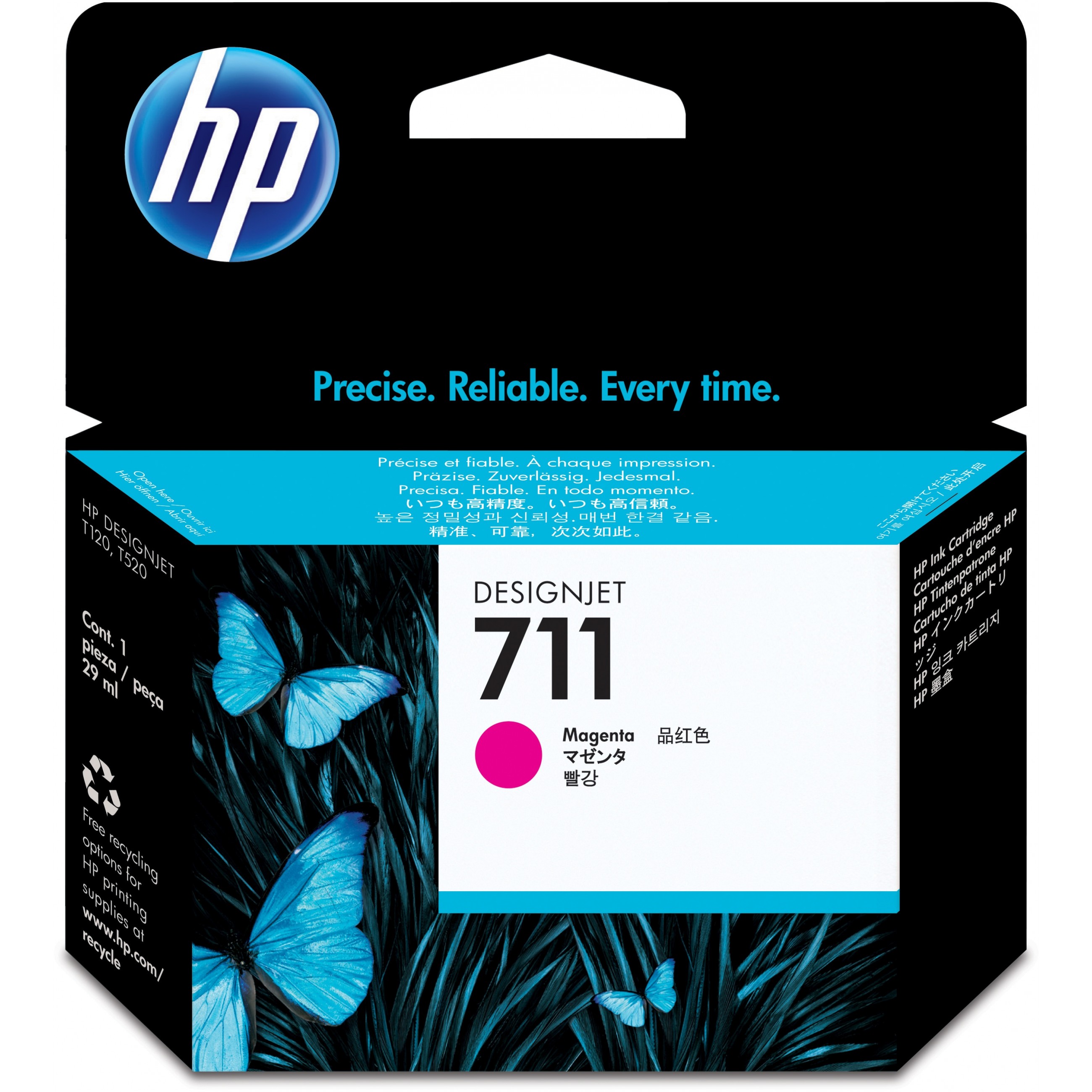 HP Tinte 711 (CZ131A) magenta Druckerpatrone