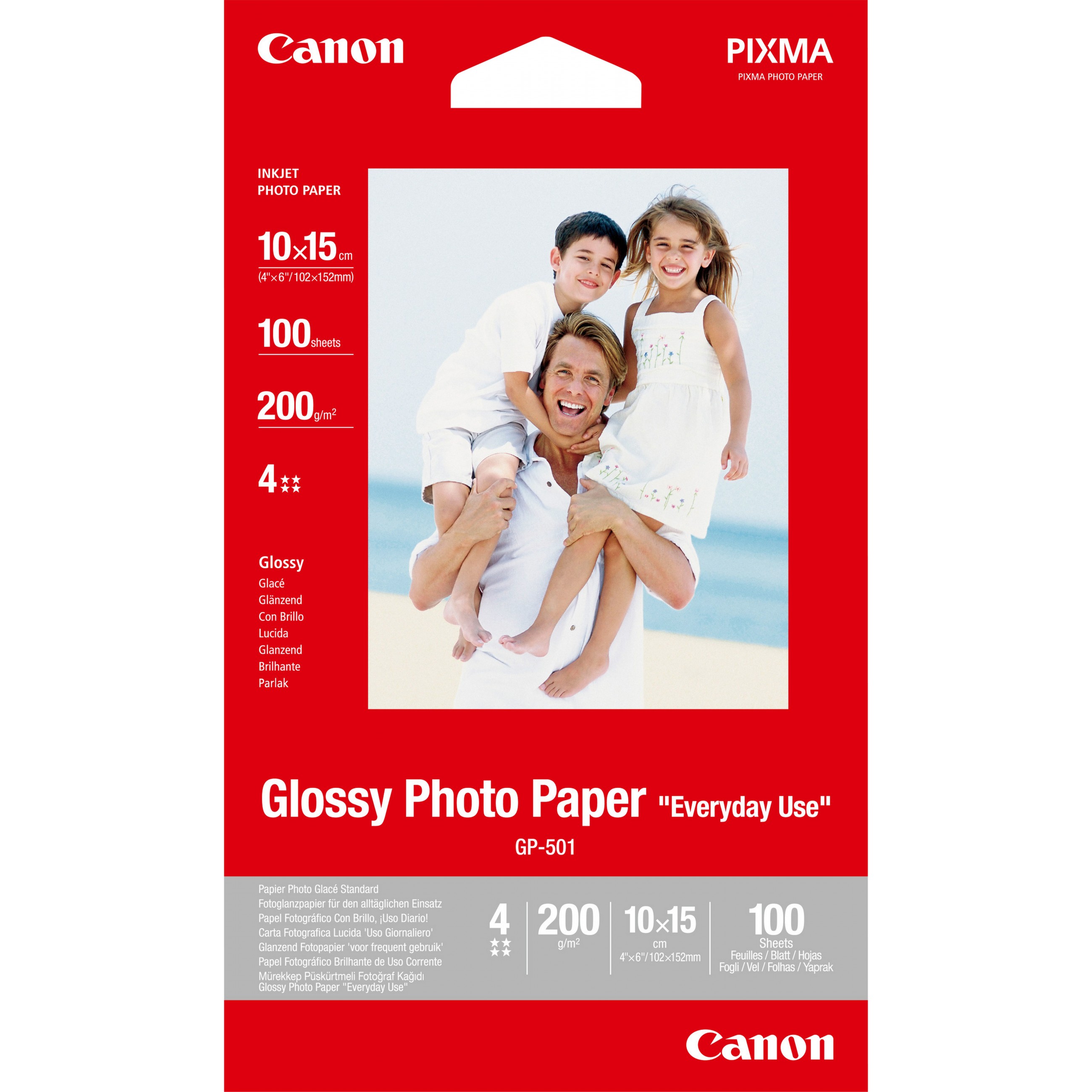 Canon 0775B003 10x15cm Fotopapier