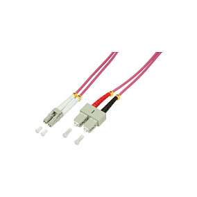 LWL Patchkabel OM4 LC / SC 7,5m Duplex LogiLink
