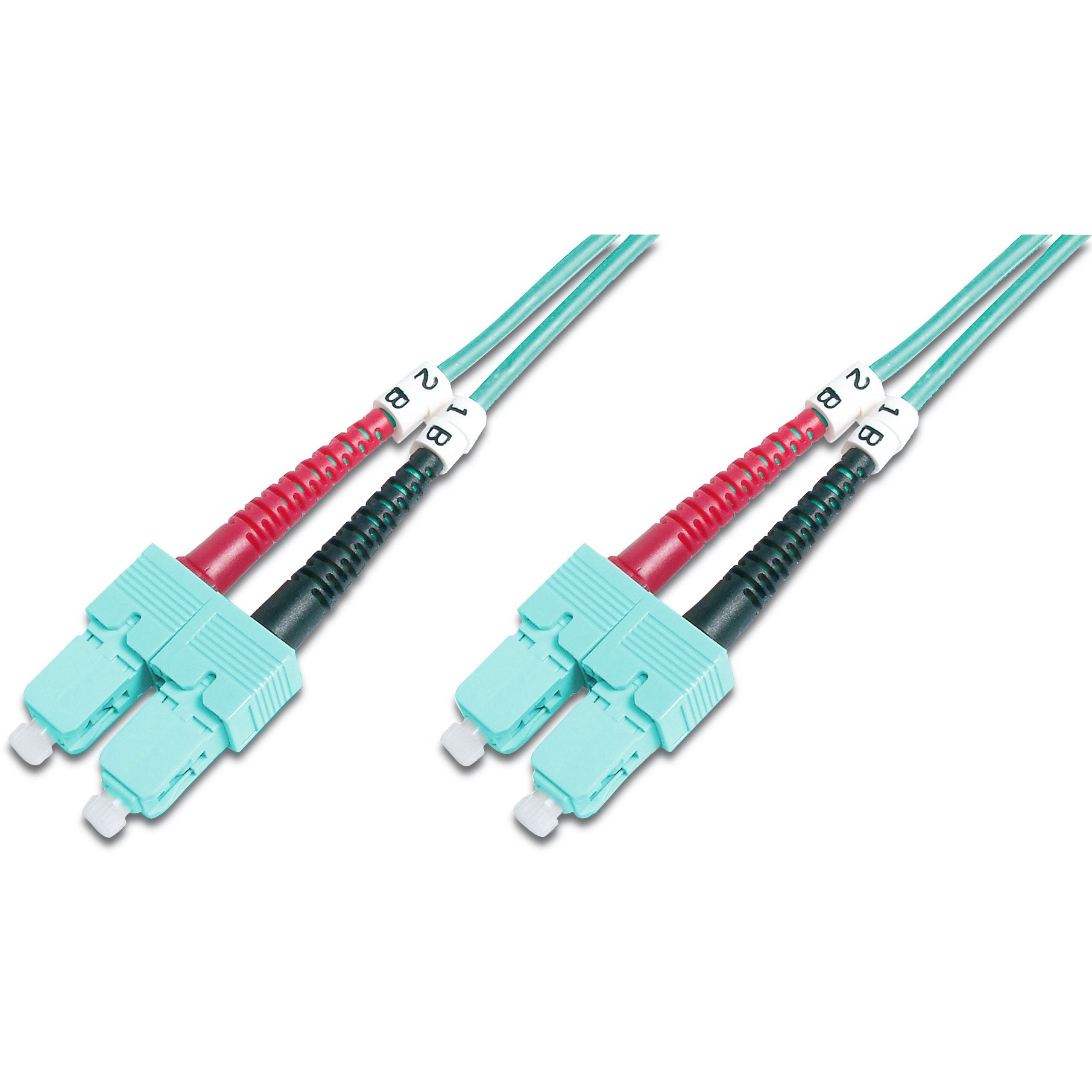 DIGITUS LWL Patchkabel SC -> SC 10.00m Multimode Duplex OM3