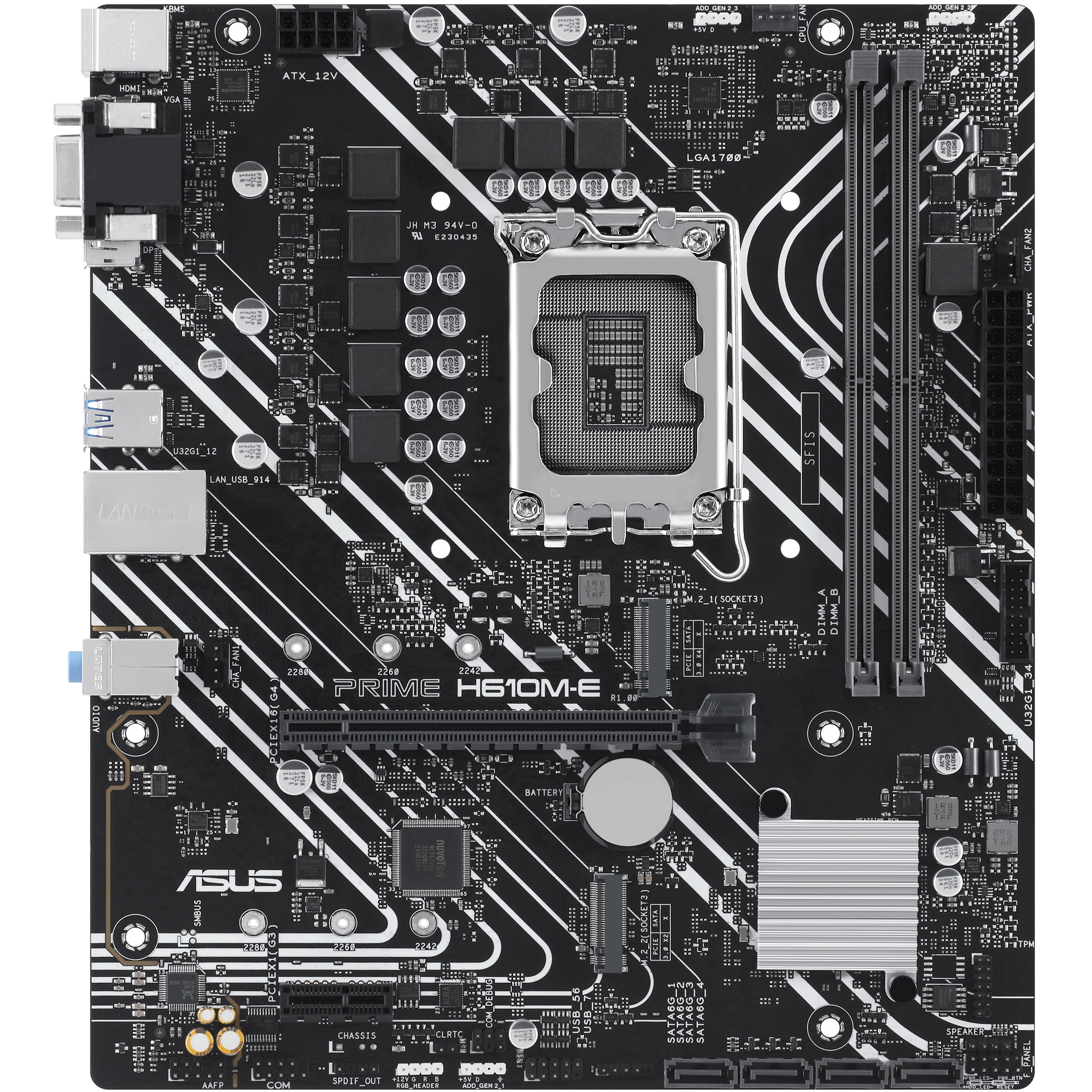 1700 ASUS PRIME H610M-E-CSM mATX
