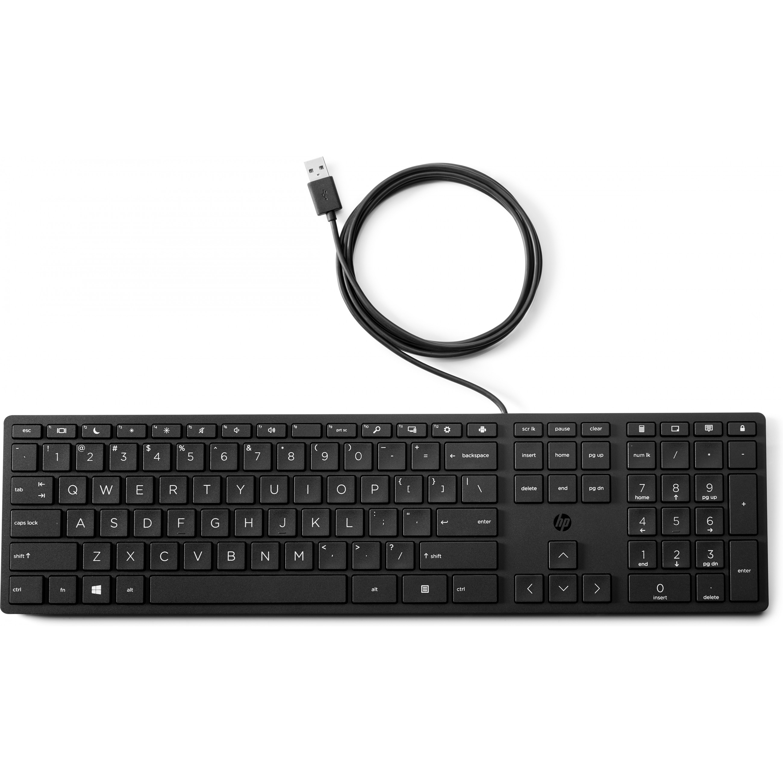 HP Wired Desktop 320K Keyboard (EU) US english QWERTY
