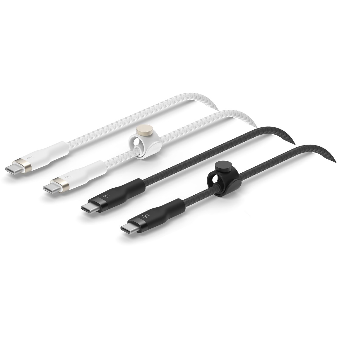 Belkin PRO Flex Silikon-Kabel, USB-C/USB-C 2.0, 1m, Doppelpack