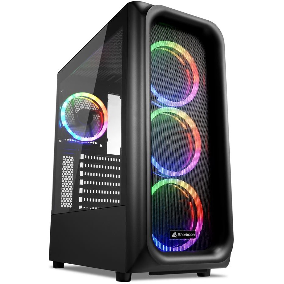 Midi Sharkoon TK5M RGB Black