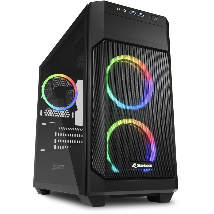 Mini Sharkoon V1000 RGB Black
