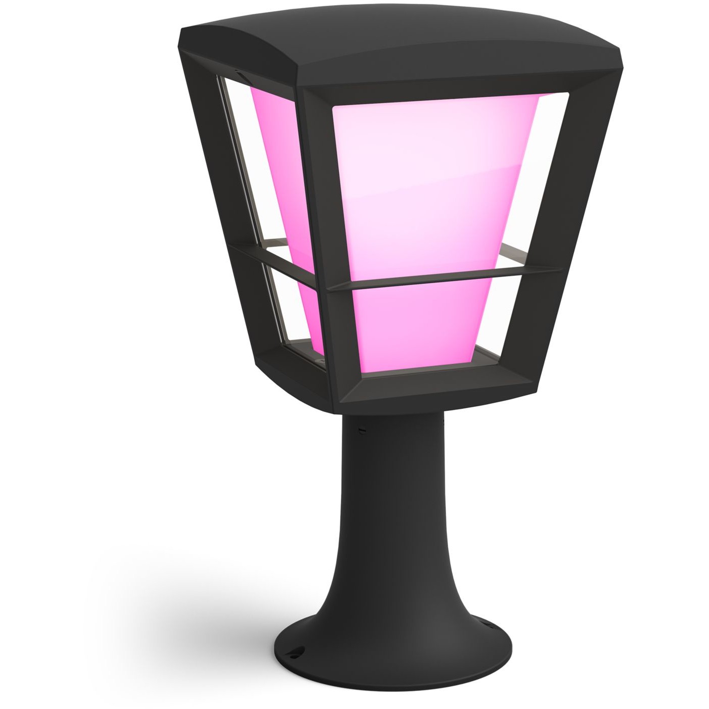 Philips Hue Econic LED Sockelleuchte schwarz