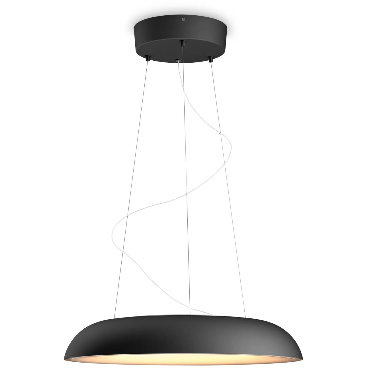 Philips Hue White Amb. Amaze Pendelleuchte schwarz 3000lm DS