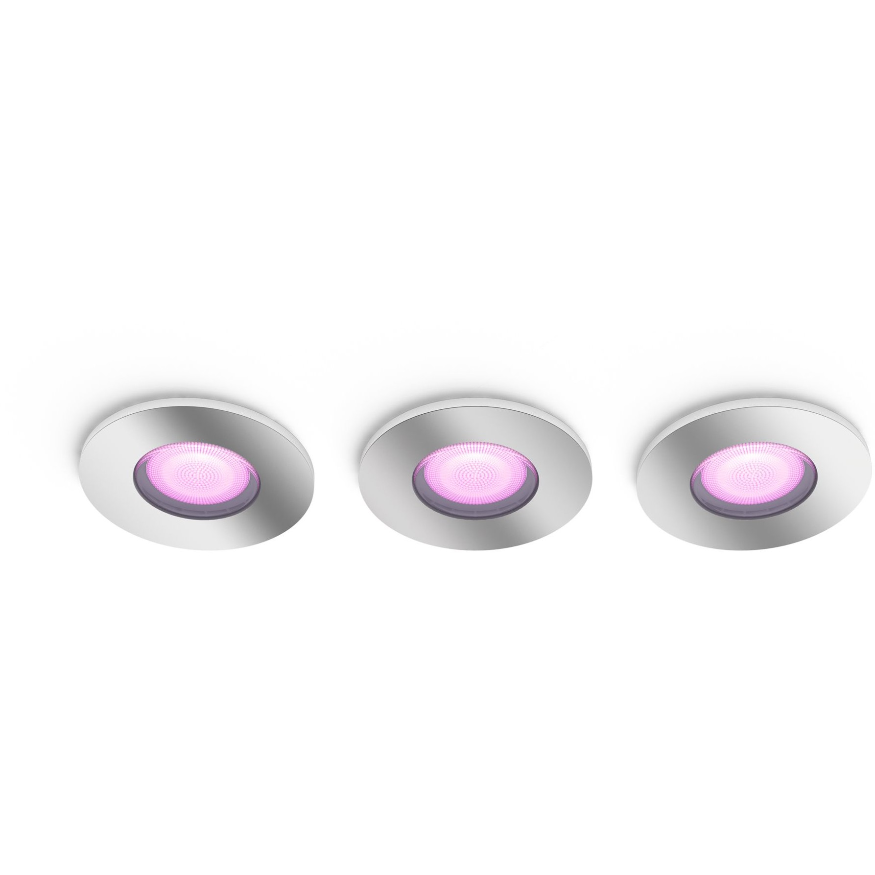 Philips Hue White & Color Ambiance Xamento Einbauspot Silber 3er