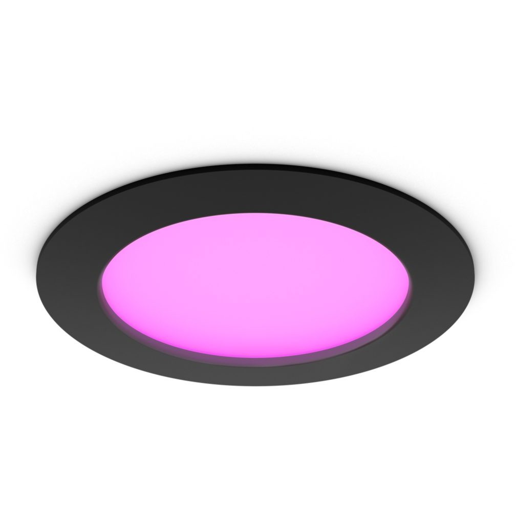 Philips Hue White & Color Ambiance Slim Recessed 170m Schwarz