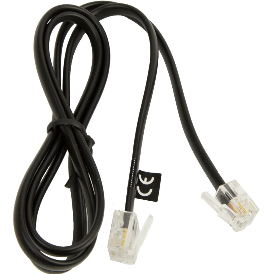 JabraAnschlussskabel RJ11/RJ12 (4P/6P)