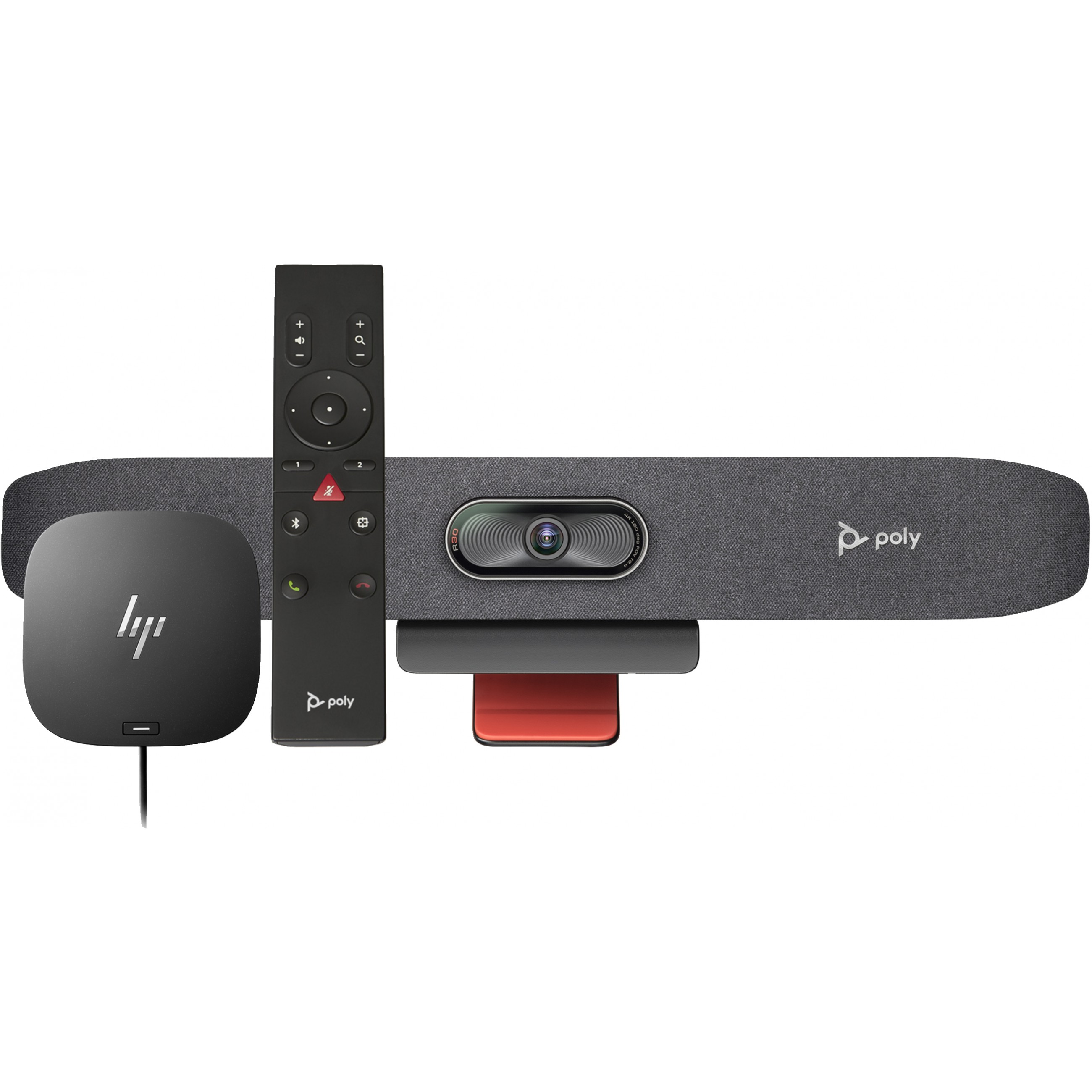 HP Poly Studio R30+ Audio Video Soundbar mit HP USB-C Dock G5
