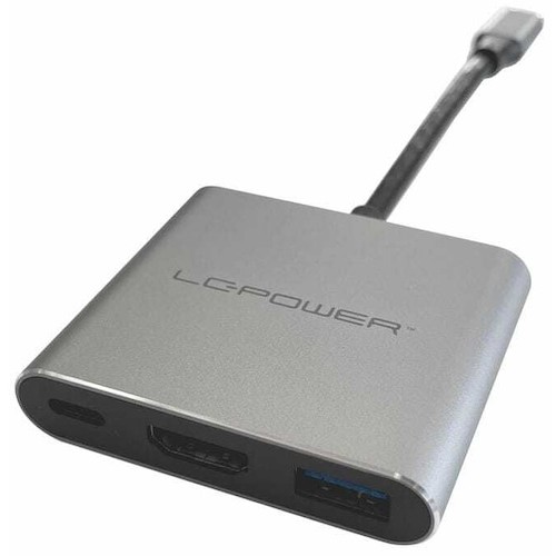 LC-Power LC-HUB-C-MULTI-4-V2 USB-C auf USB-A/USB-C/HDMI