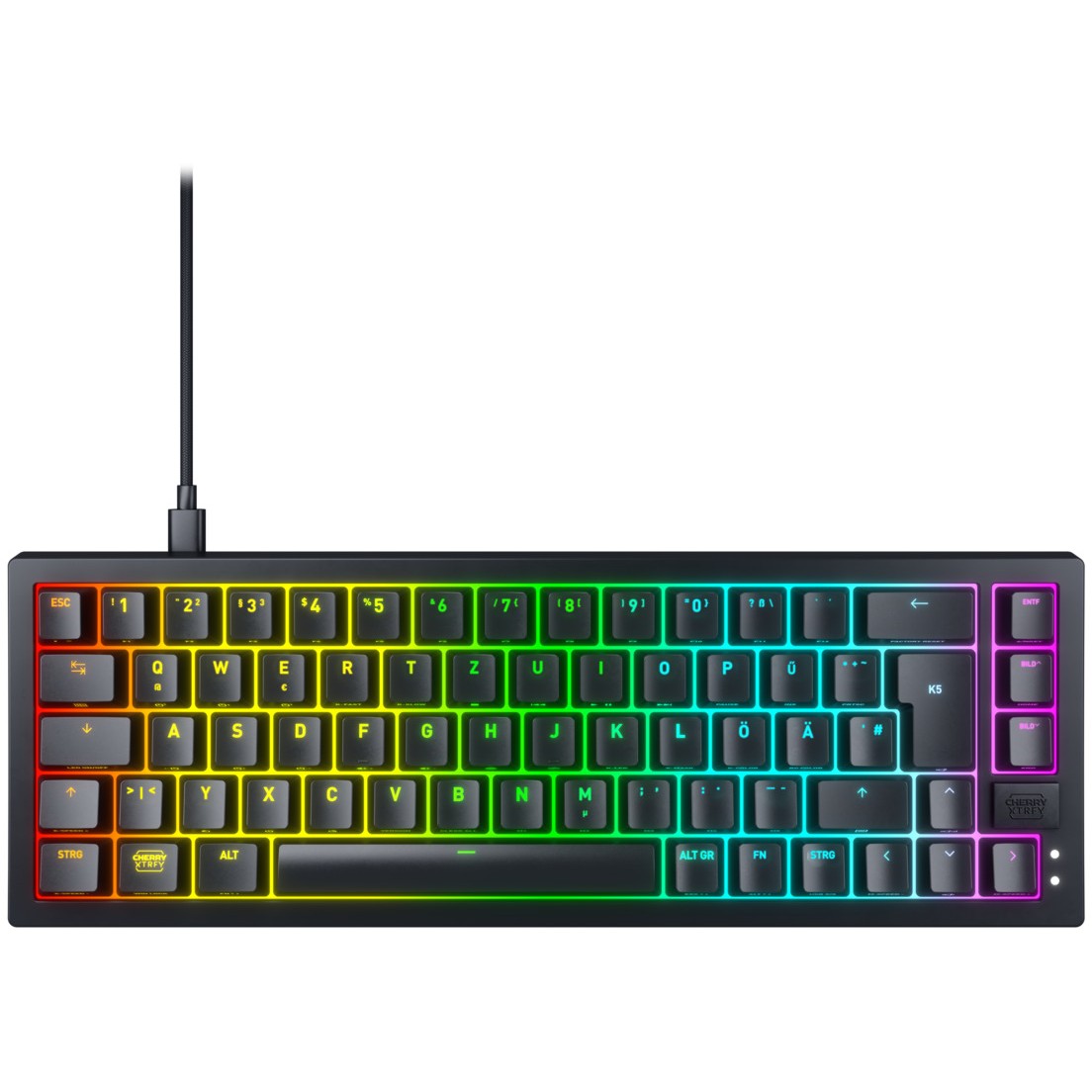 Cherry Keyboard Xtrfy K5V2 RGB Compact Gaming MX2A RED [DE] black