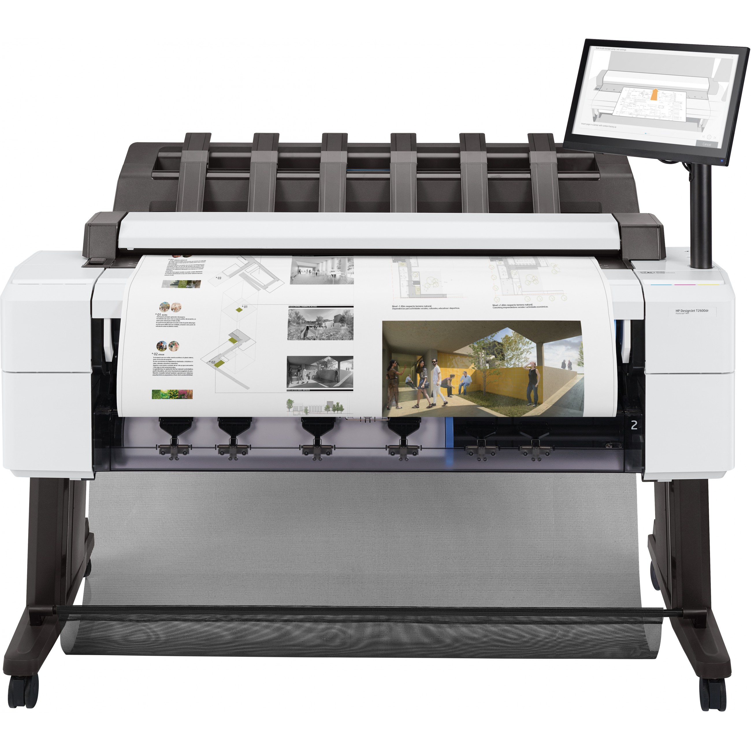HP DesignJet T2600dr PS 91.44cm 36 Zoll MFP