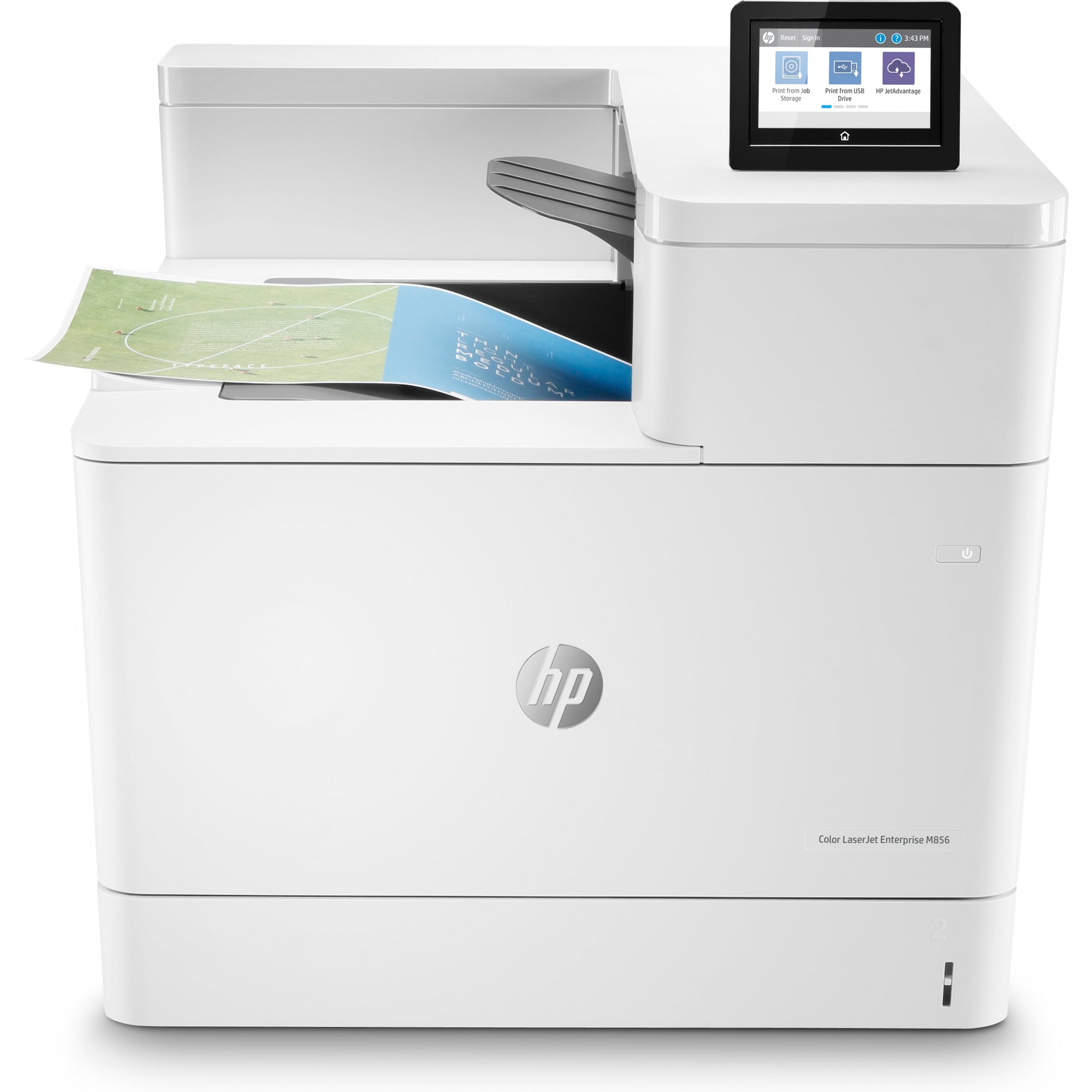 FL HP Color LaserJet Enterprise M856dn Farblaserdrucker A3 LAN Duplex