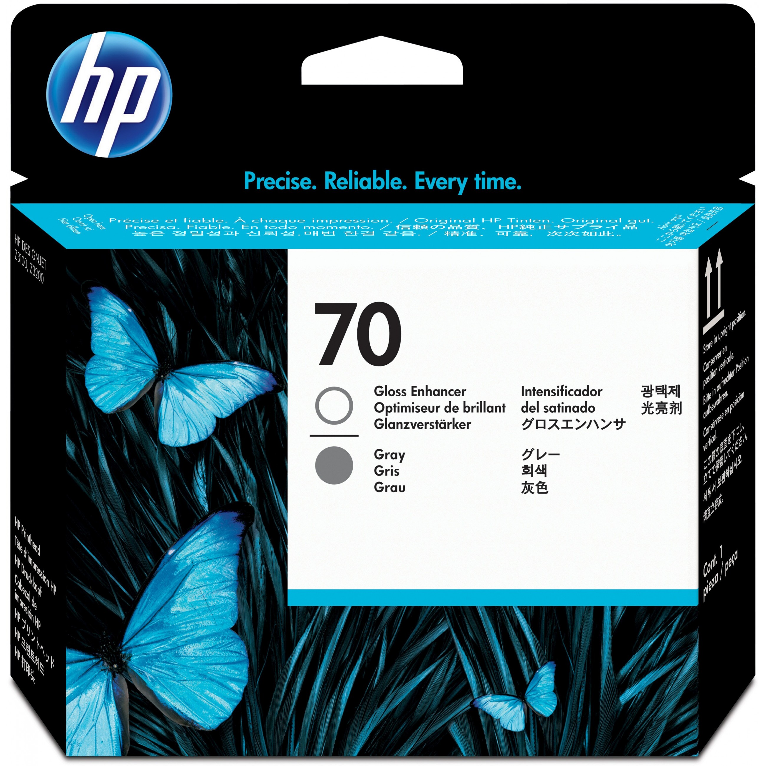 HP Druckkopf C9410A 70A Grau und Glanz Optimierer