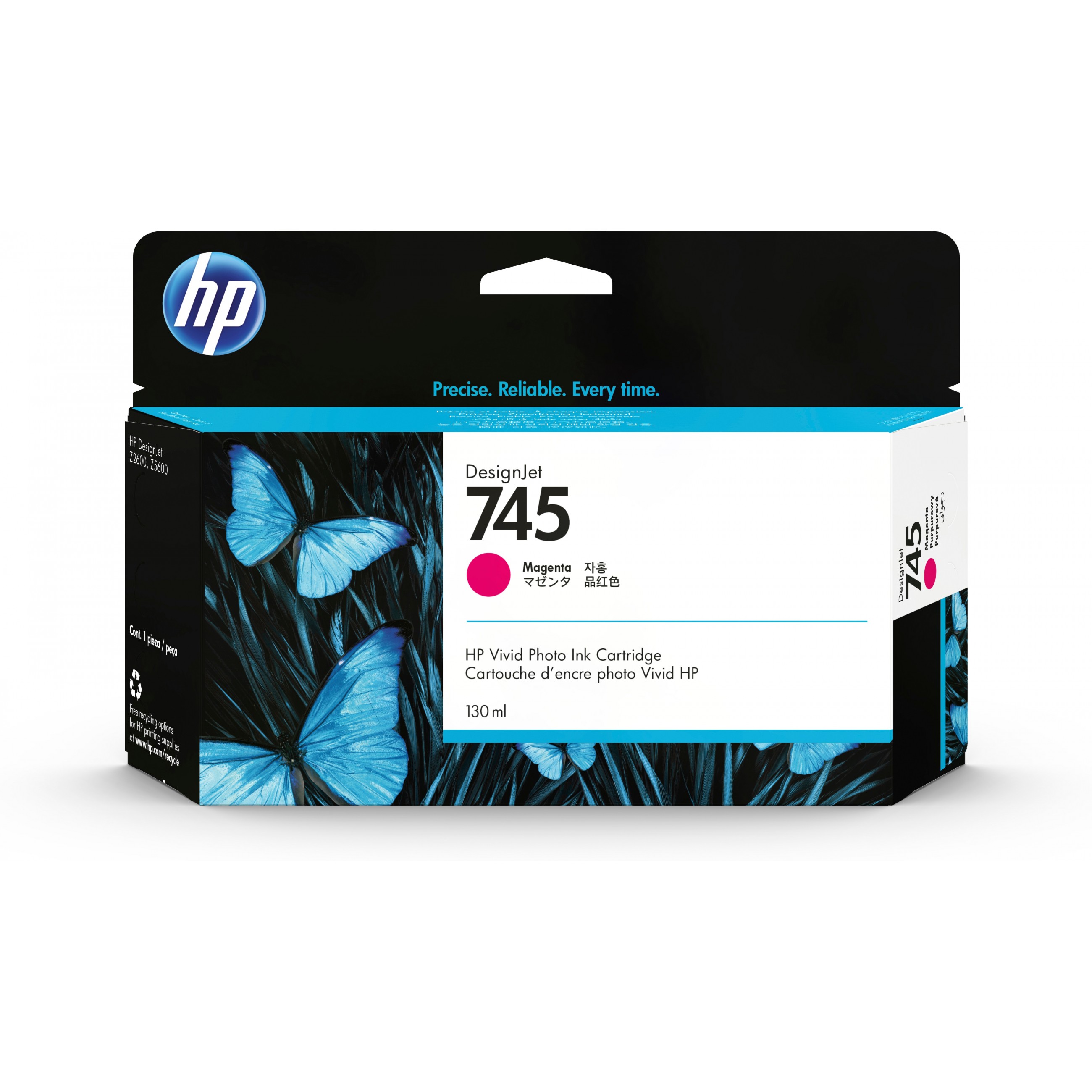 HP 745 Tintenpatrone Magenta 130 ml