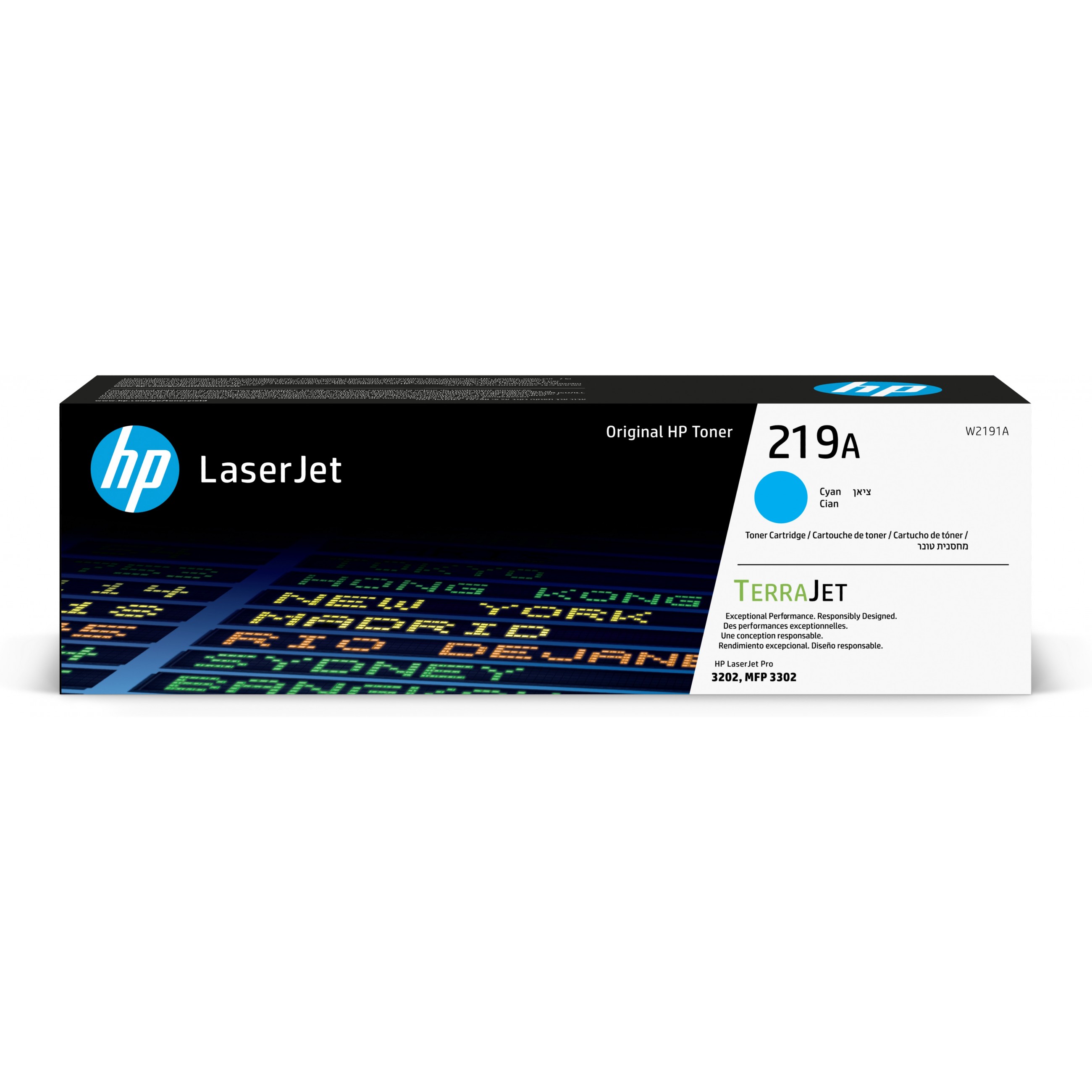 HP Toner 219A Cyan Original LaserJet Toner Cartridge