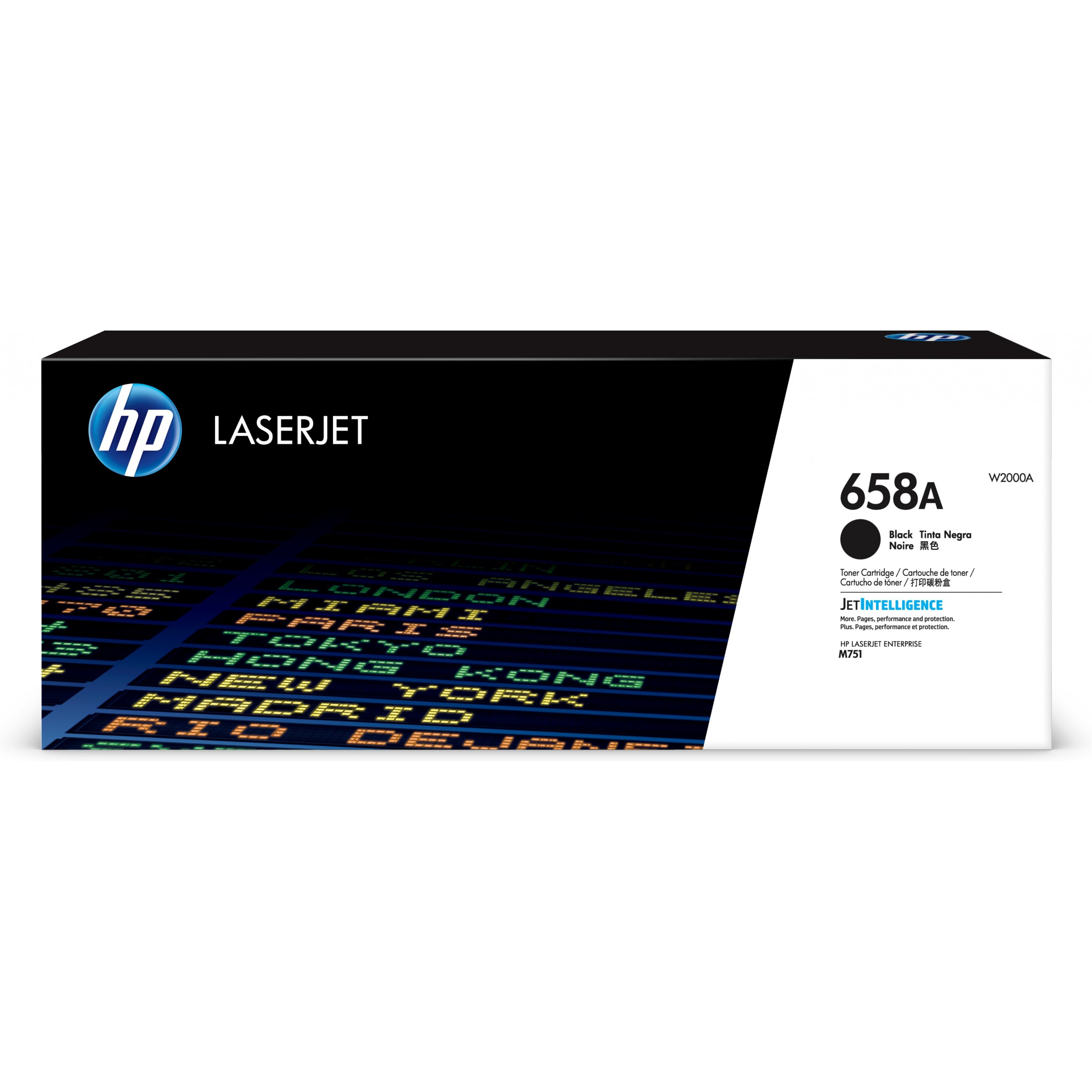 HP Toner 658A Black LaserJet Toner Cartridge
