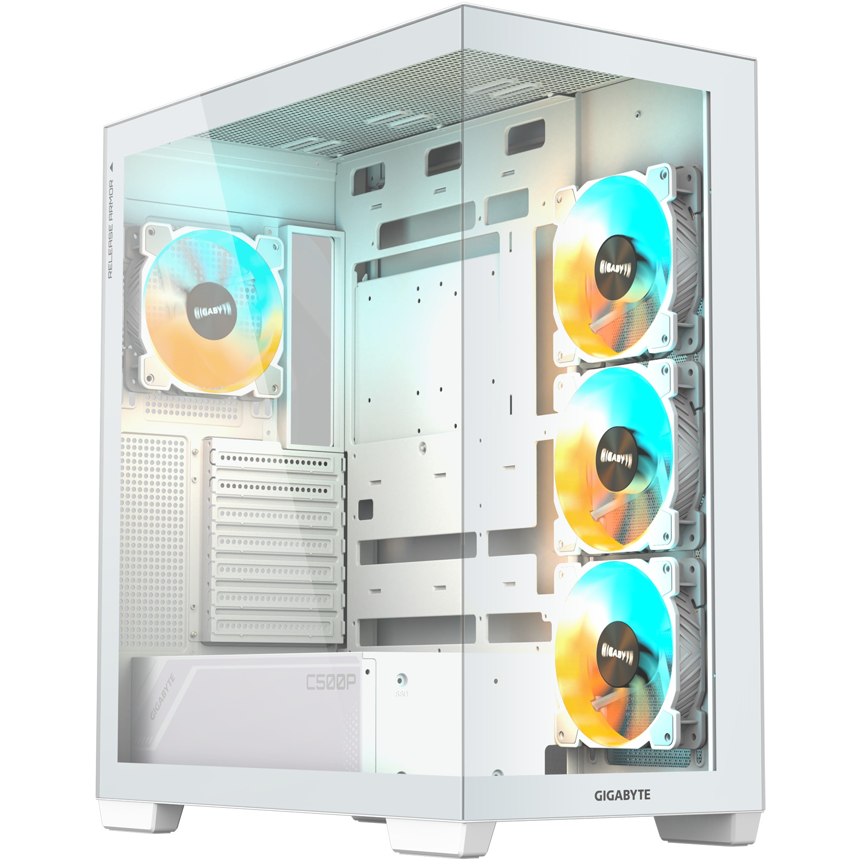 Midi GIGABYTE GB-C500PI ST RGB White