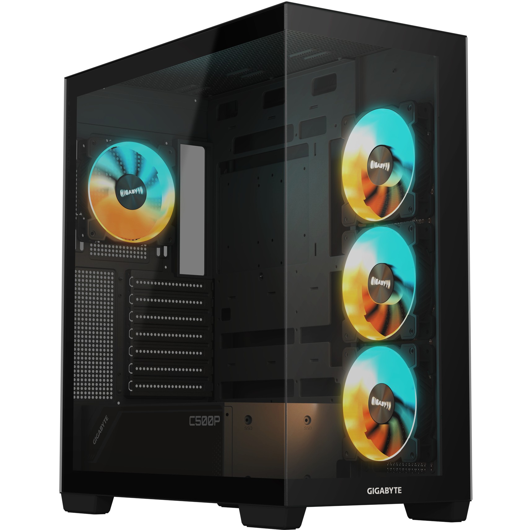 Midi GIGABYTE GB-C500P ST RGB Black