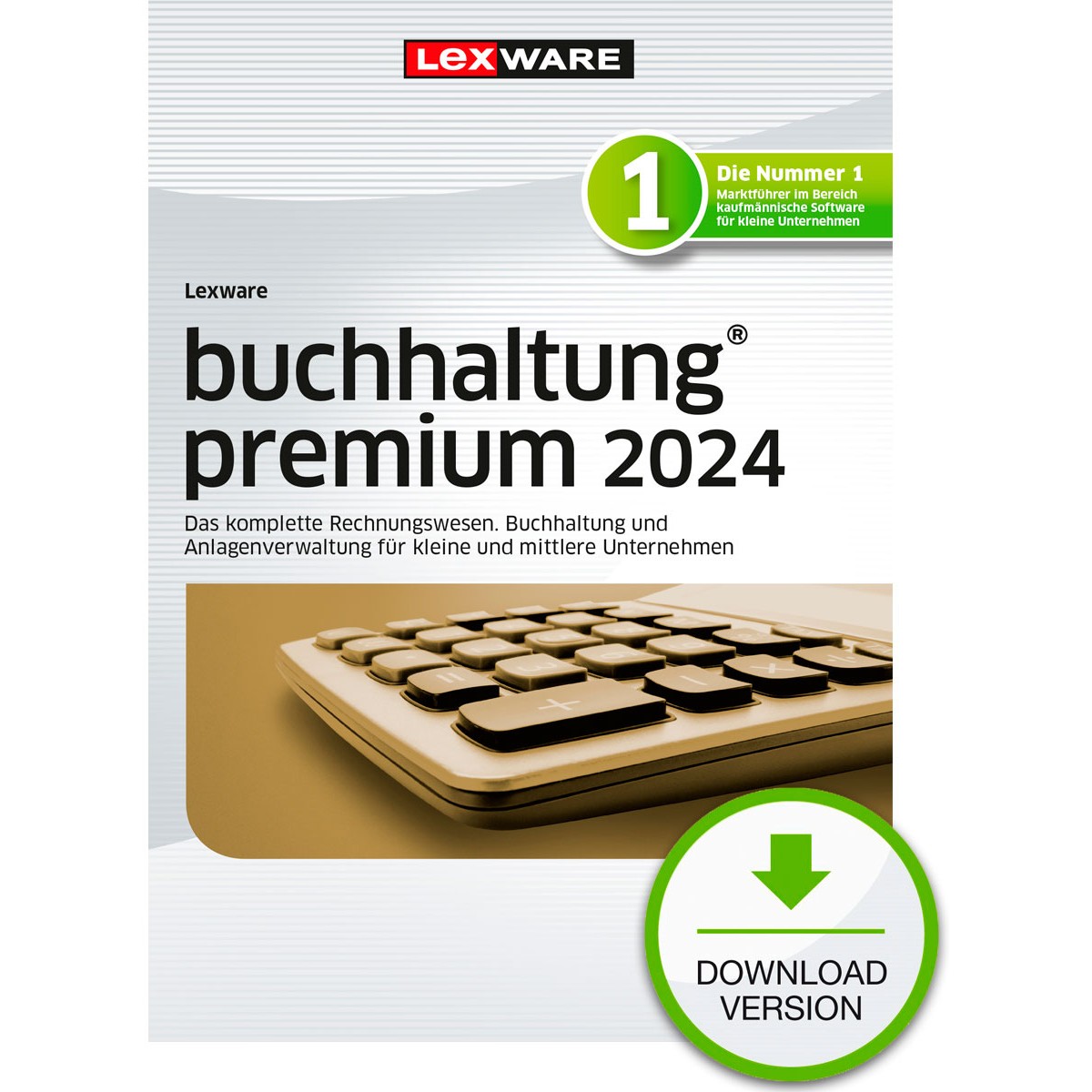 Lexware Buchhaltung Premium 2024 - 1 Devise, ABO - ESD -DownloadESD