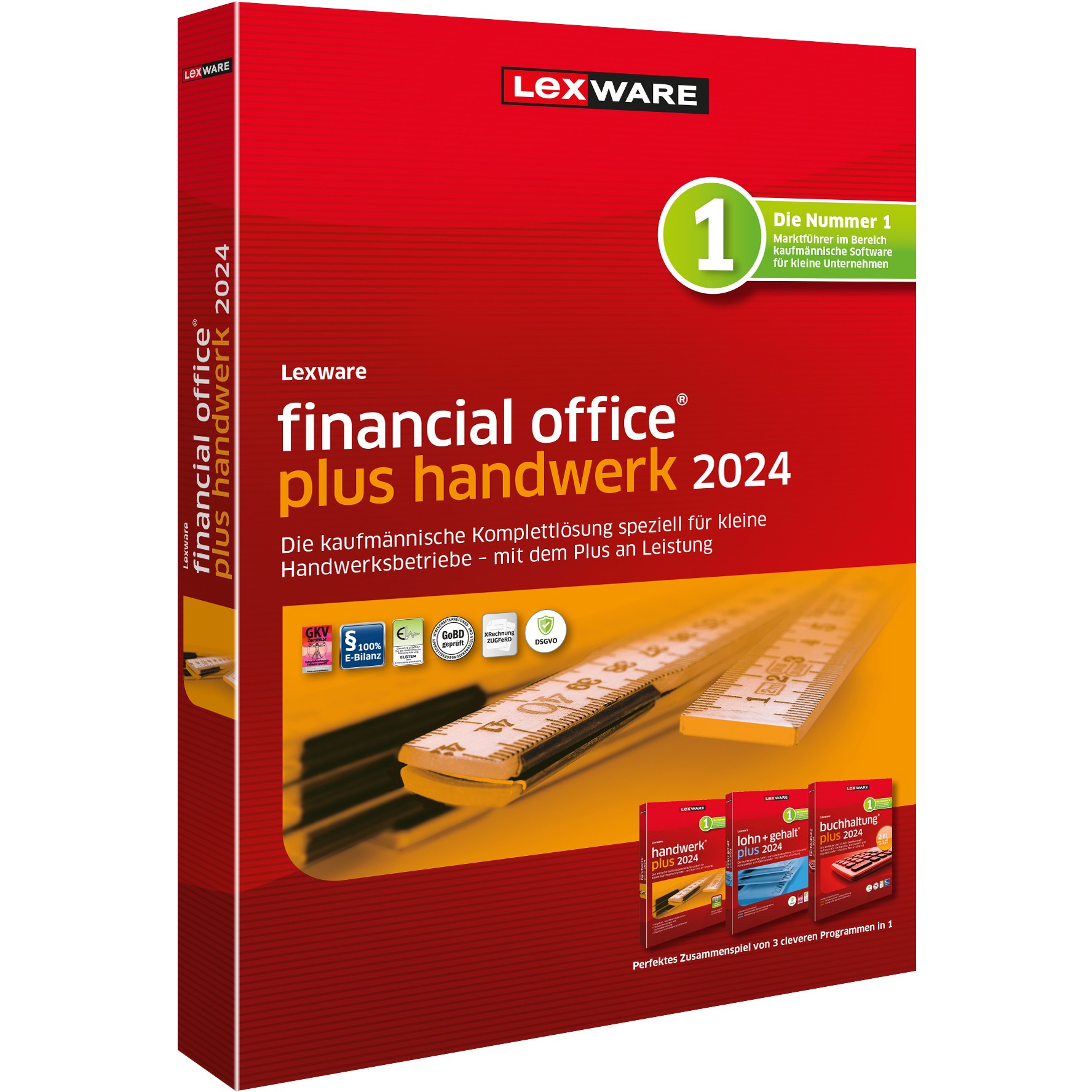 Lexware Financial Office Plus handwerk 2024 - 1 Device, 1 Year - ESD-DownloadESD