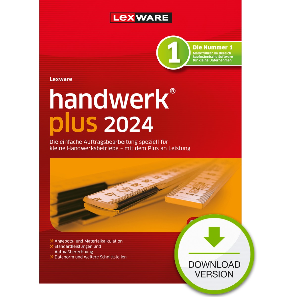 Lexware Handwerk Plus 2024 - 1 Device, 1 Year - ESD-DownloadESD