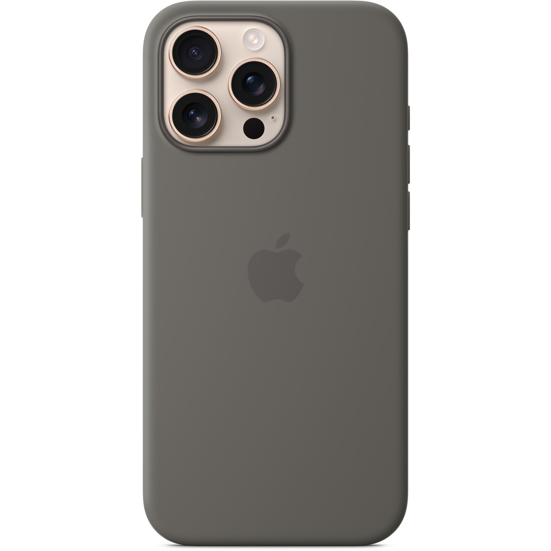 APPLE iPhone16 Pro Max Silicone Case with MagSafe - Stone Gray