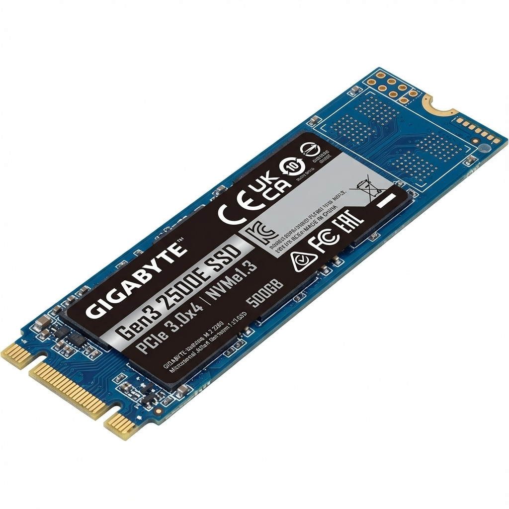 GIGABYTE Gen3 2500E M.2 2280 SSD 500GB PCIe 3.0x4 NVMe1.3