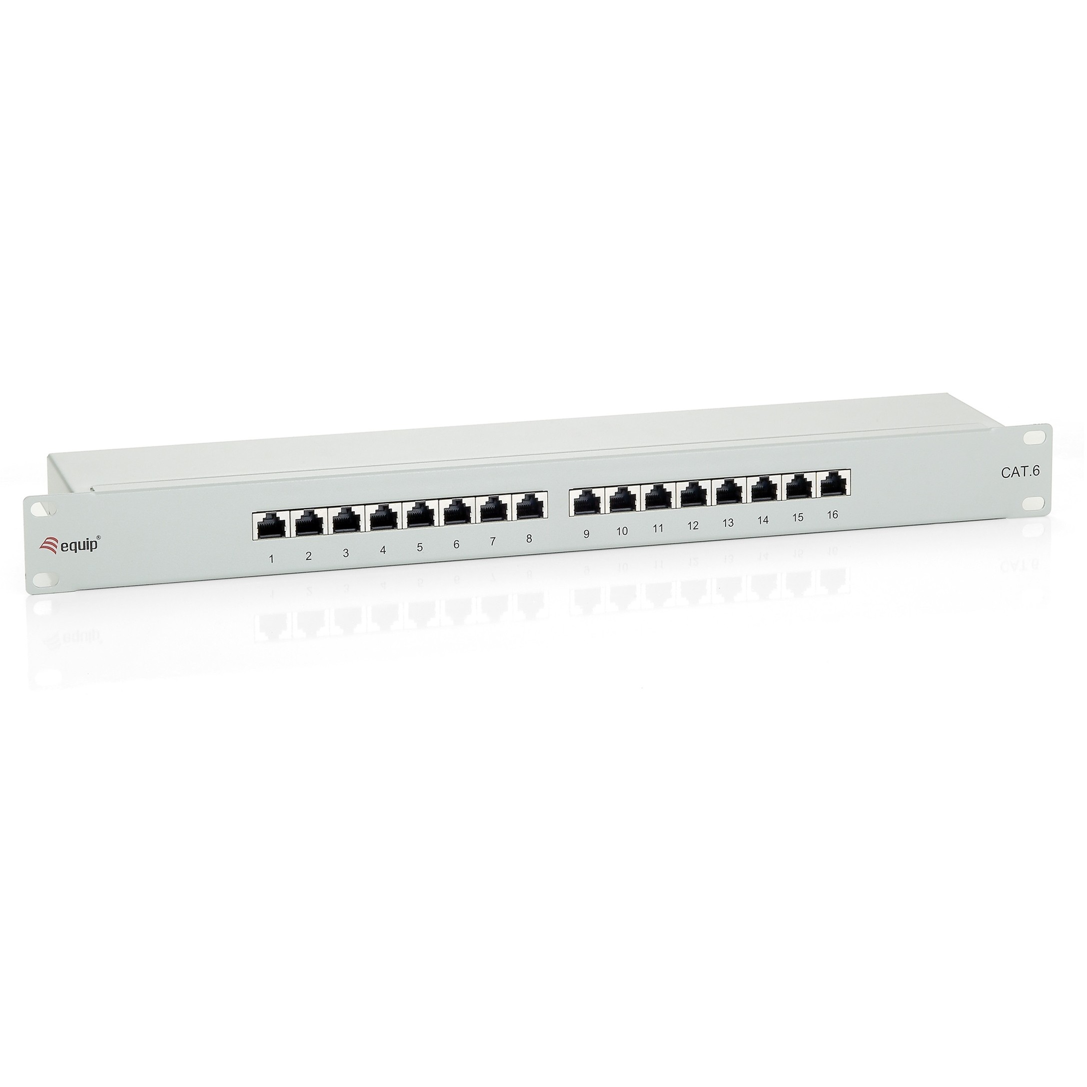 Equip Patchpanel 16x RJ45 Cat6 19