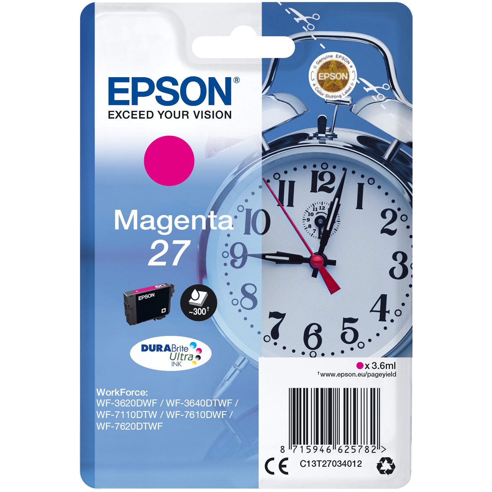 Epson 27 magenta Blister T2703