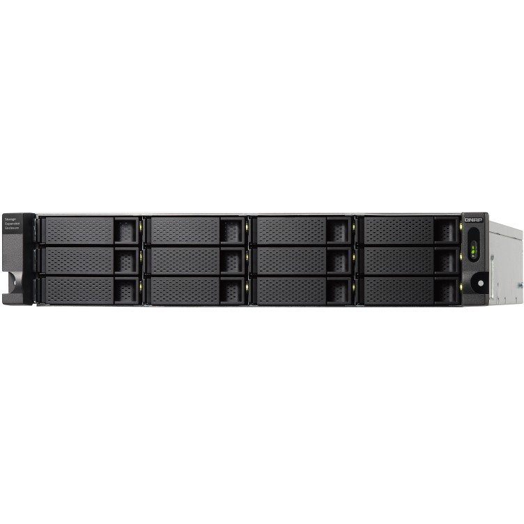QNAP TL-R1200C-RP 12-bay 2U rackmount USB-C 3.1 Gen2 10Gbps JBOD expansion unit