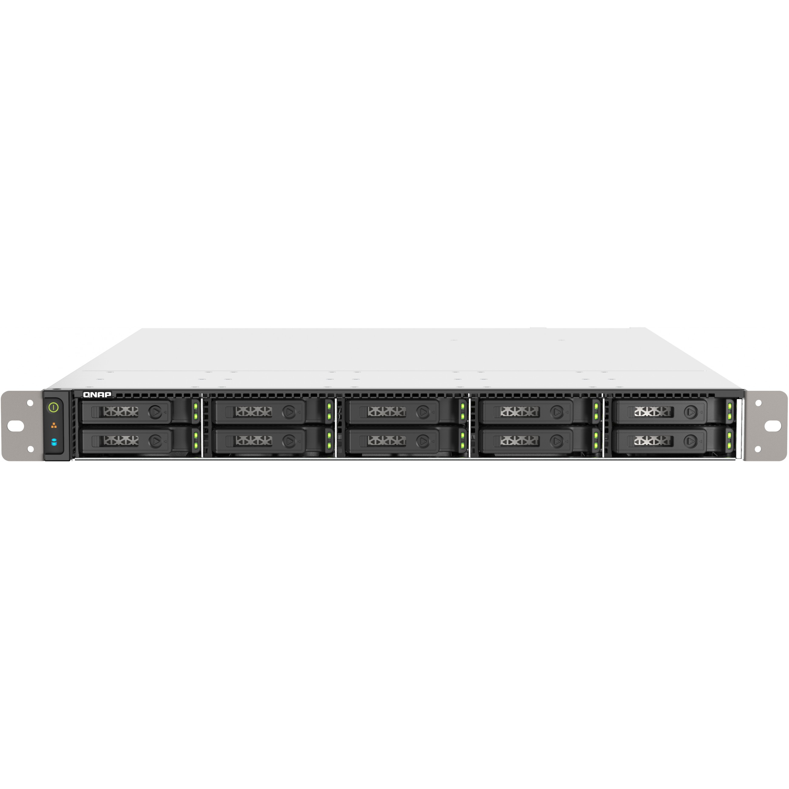 QNAP TS-H1090FU-7232P-64G 10-bay rackmount NAS AMD EPYC 7302P 16-core 3,3GHz 8x8GB RDIMM DDR4 ECC