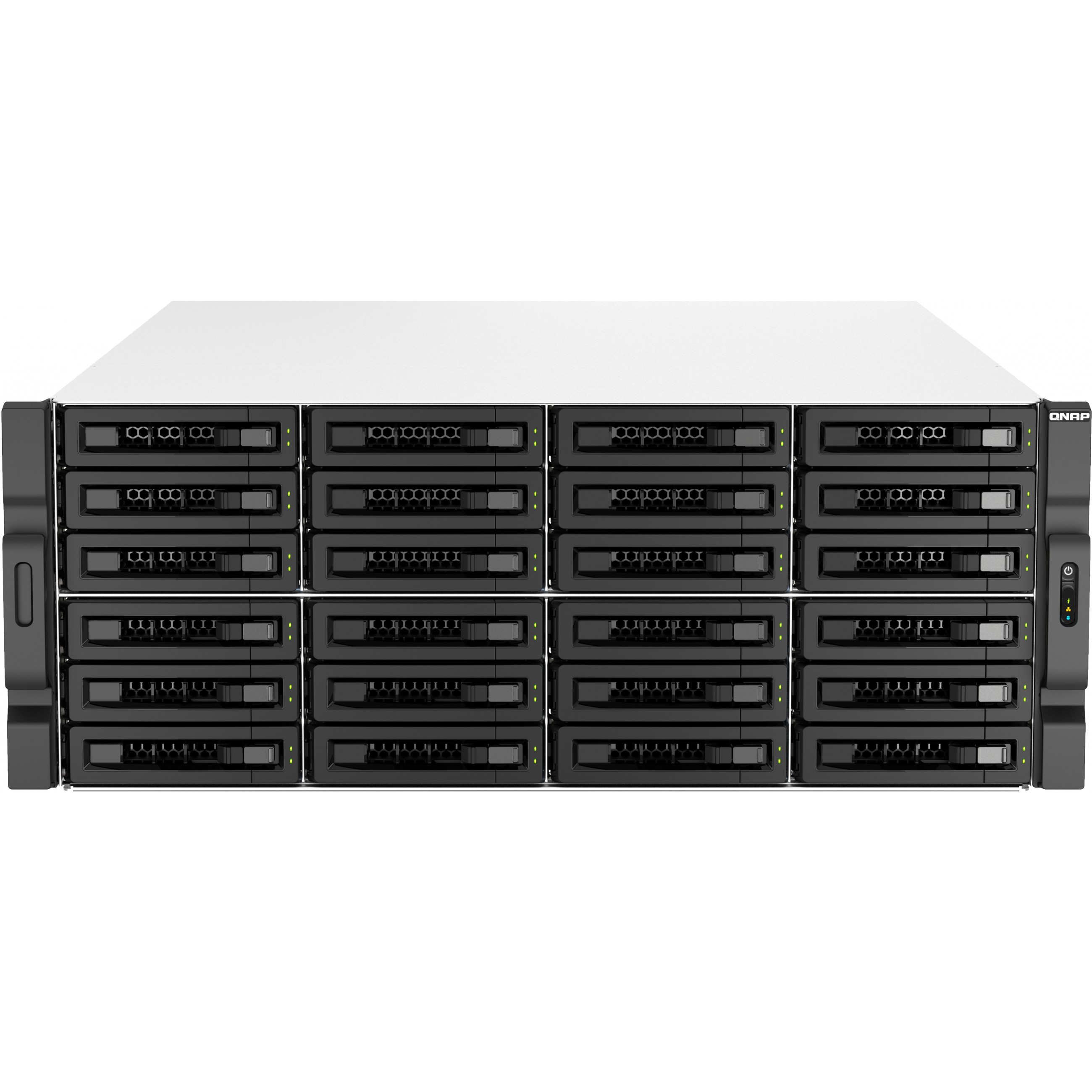 QNAP TS-h3087XU-RP-E2378-64G Intel Xeon E-2378 8 Cores/16 Threads 64GB ECC DDR4 4x16 30-Bay 4U rackmount NAS