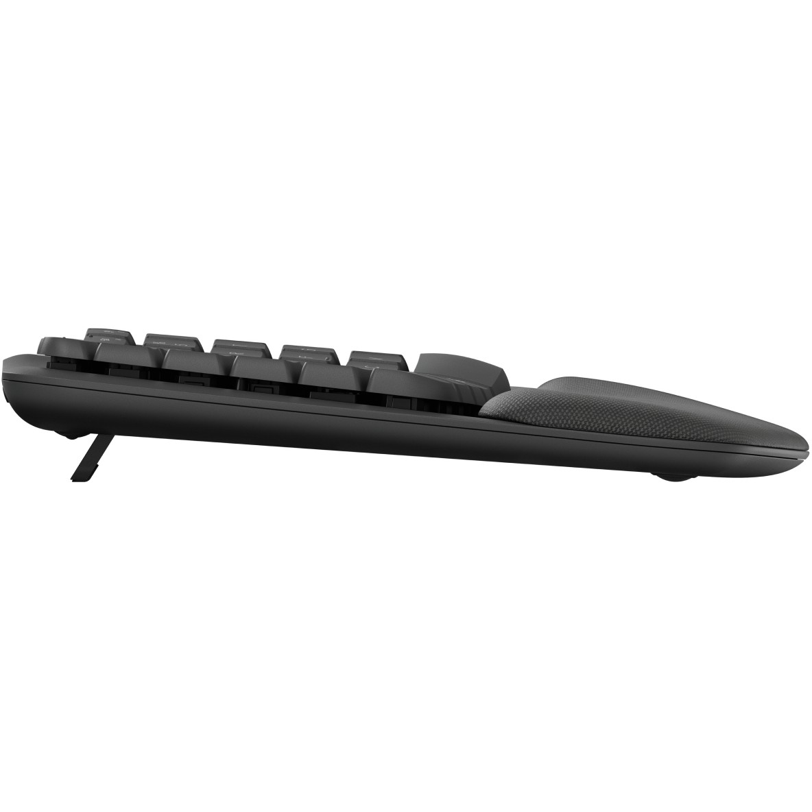 Logitech Wave Keys Keyboard with cushioned palm rest wireless Bluetooth LE QWERTY graphite (PAN)